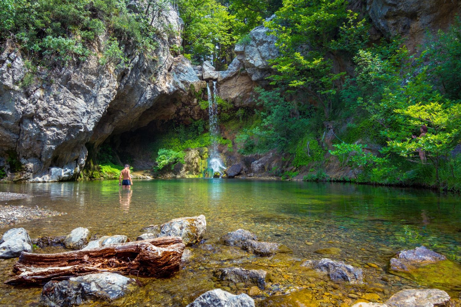 Excursion d'une journée aux cascades de Chalkida Drymona